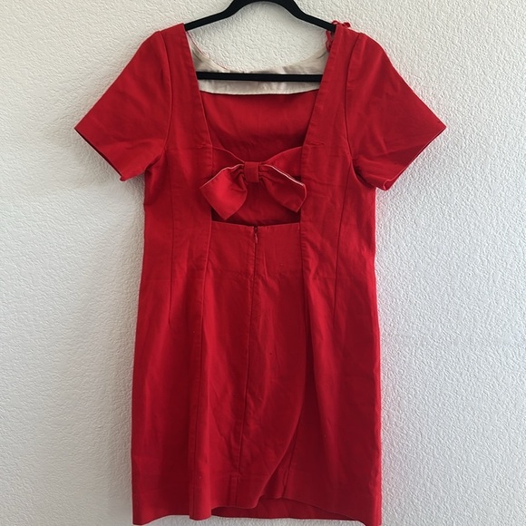 Maeve by Anthropologie Red Alexia Bow Back Shift
Dress - Picture 10 of 10